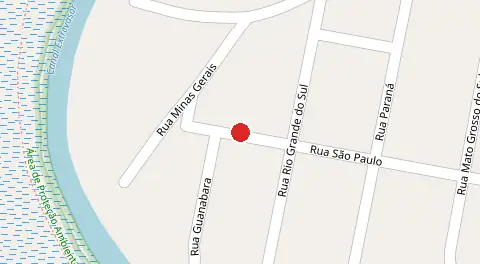 Mapa da localização