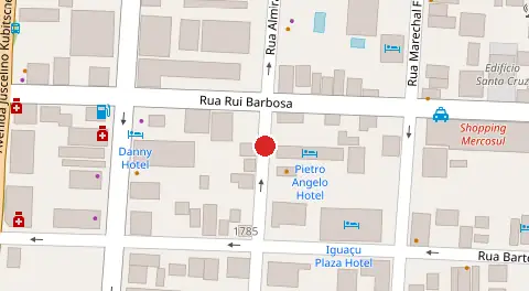 Mapa da localização