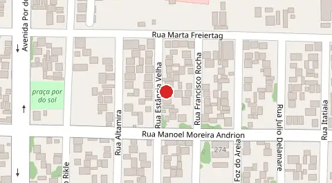 Mapa da localização