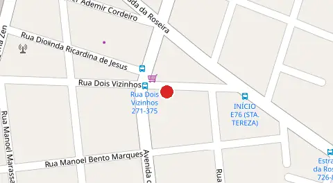 Mapa da localização
