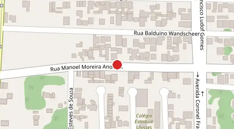 Mapa da localização