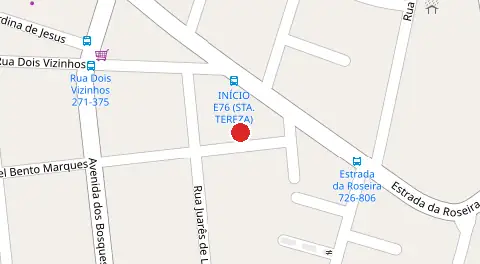 Mapa da localização