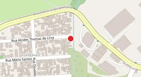 Mapa da localização
