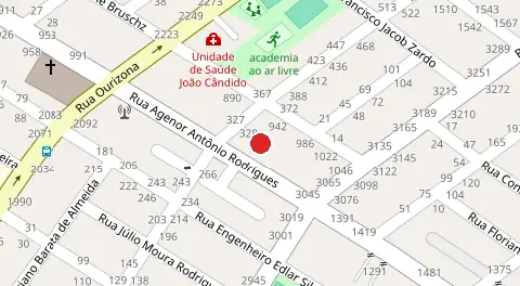 Mapa da localização