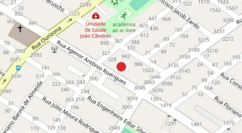 Mapa da localização