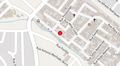 Mapa da localização