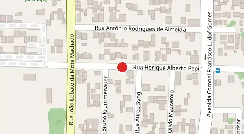Mapa da localização