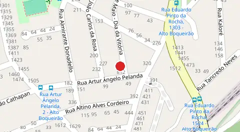 Mapa da localização