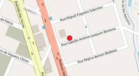 Mapa da localização