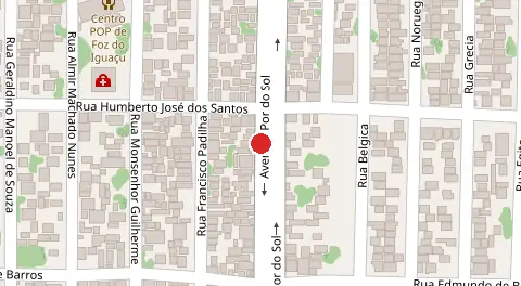 Mapa da localização
