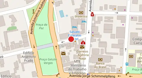 Mapa da localização