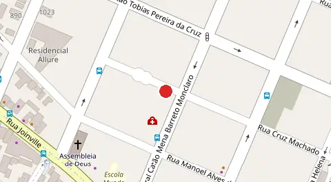 Mapa da localização