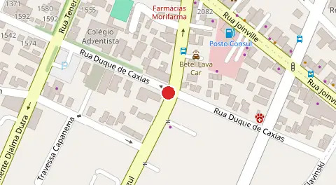 Mapa da localização