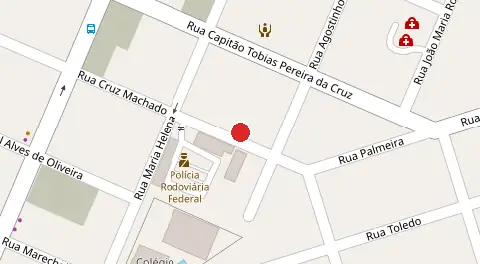 Mapa da localização
