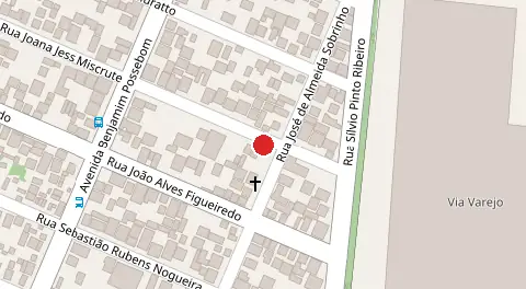 Mapa da localização