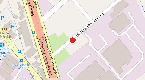 Mapa da localização