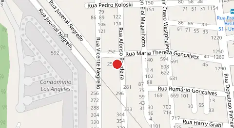 Mapa da localização