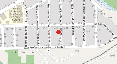 Mapa da localização