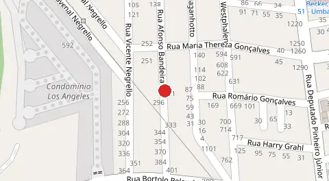 Mapa da localização