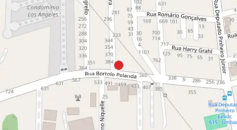 Mapa da localização