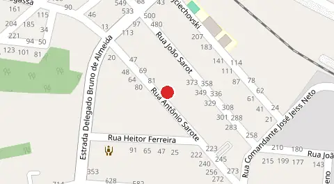 Mapa da localização