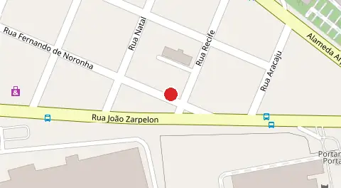 Mapa da localização