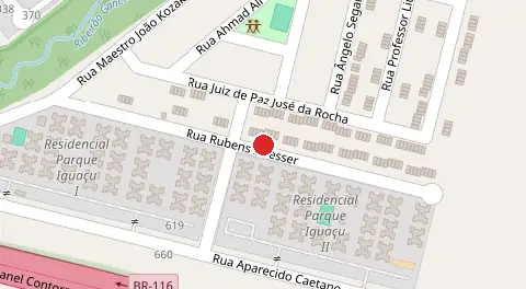 Mapa da localização