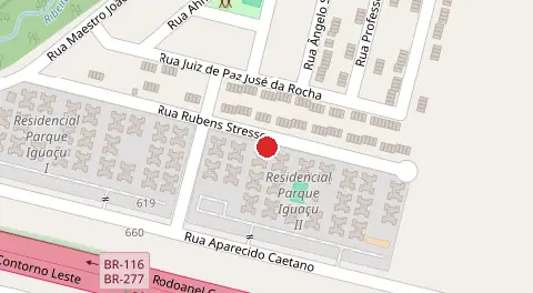 Mapa da localização