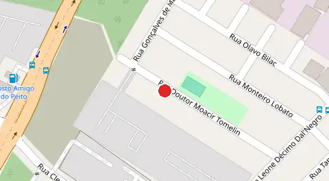 Mapa da localização