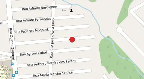 Mapa da localização