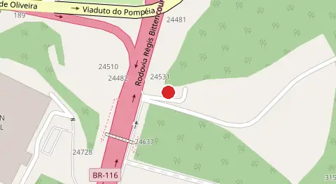 Mapa da localização