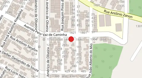 Mapa da localização