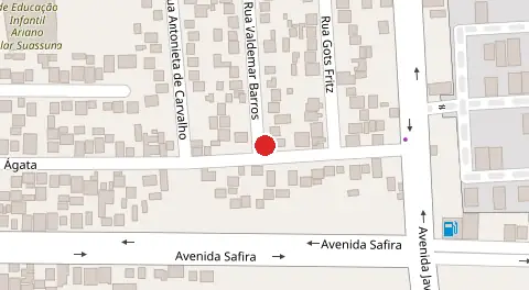 Mapa da localização