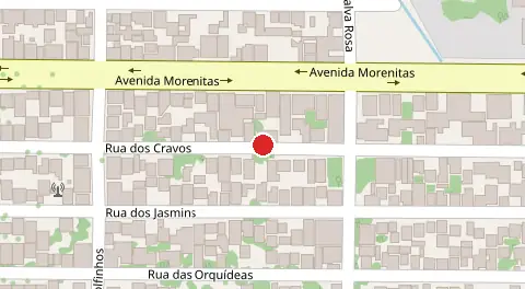 Mapa da localização