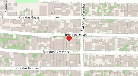 Mapa da localização