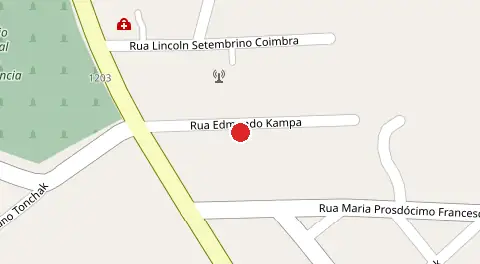 Mapa da localização