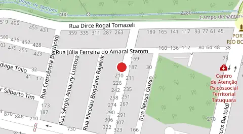 Mapa da localização