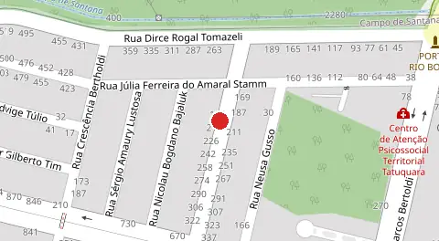 Mapa da localização