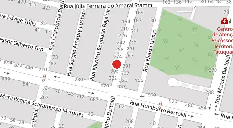 Mapa da localização
