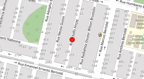 Mapa da localização