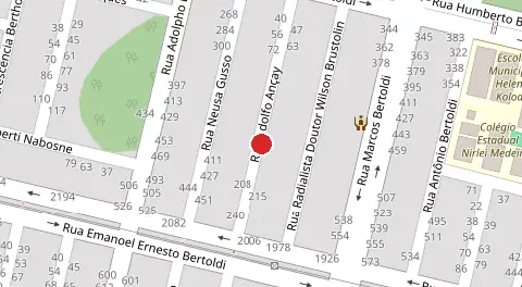 Mapa da localização