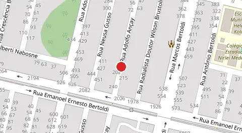 Mapa da localização