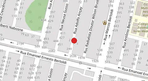 Mapa da localização