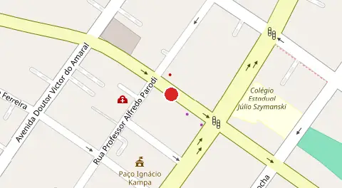 Mapa da localização