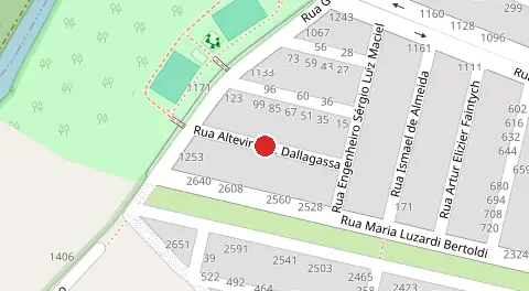 Mapa da localização