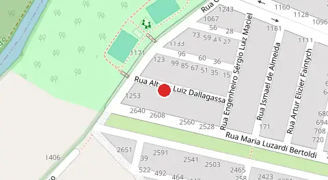 Mapa da localização