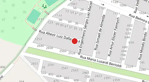 Mapa da localização
