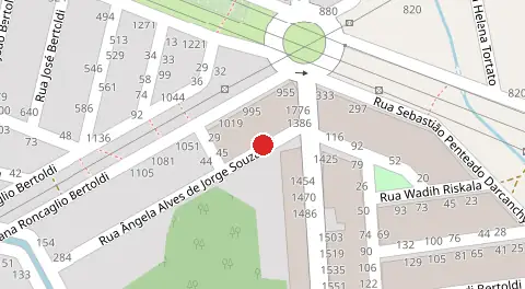 Mapa da localização