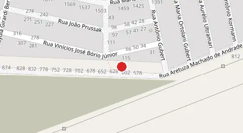 Mapa da localização