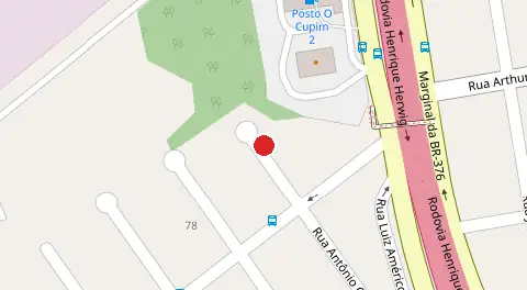 Mapa da localização